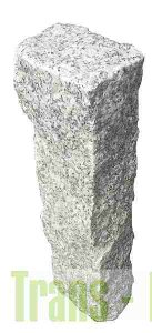 Palisada Granitowa 10x10 wysokosc 50cm, 40cm i 30cm